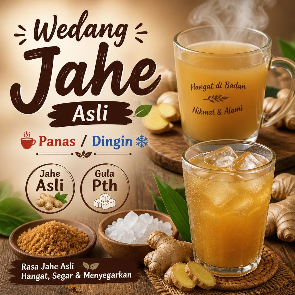Wedang Jahe Asli Panas / Dingin Warkop 3D